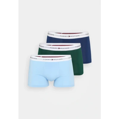 Immagine di Tommy Hilfiger 3P Trunk Um0Um02761, Boxer, Uomo, Nero (Orn Grn/PRP Nvy/Vess Blu), S