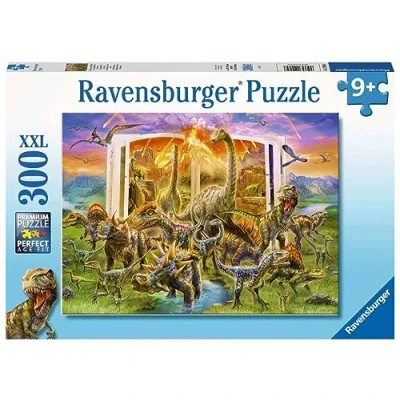 Immagine di Ravensburger Dino Dinosaur Dictionary, Puzzle da 300 Pezzi Extra Large, per Bambini dai 9 Anni in su, Multicolore, 12905