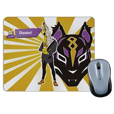Immagine di Mousepad. Tappetino Mouse Personalizzato. gaming. 18x22cm. Base in Gomma Antiscivolo. Pad. Diversi Design. Rettangolare. Banana