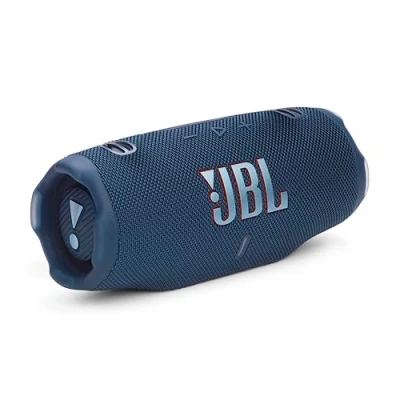 Immagine di JBL Charge 6 Speaker Bluetooth Portatile Wireless, 28 Ore di Autonomia, Impermeabile IP68, Resistente alla Polvere e Antiurto, Suono Pro con AI Boost, Connessione Multi Auracast, Blu