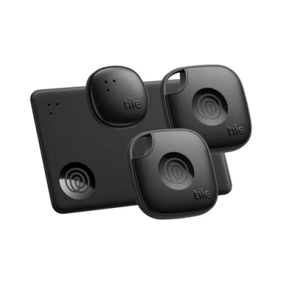 Immagine di Tile by Life360 Essentials (2024) Localizzatori e tracker Bluetooth per chiavi, portafogli, telecomandi altro. Trova facilmente tutte le tue cose. Compatibile con iOS Android. Pacchetto da 4