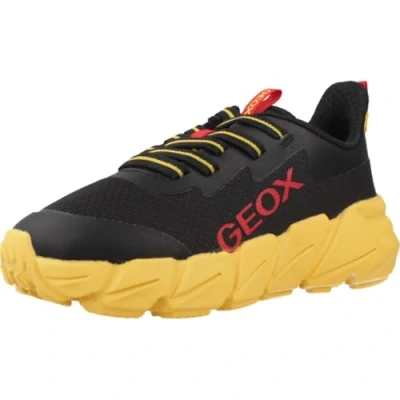 Immagine di Geox J Flexyper Fast Boy, Scarpe da Ginnastica, Nero Giallo, 31 EU