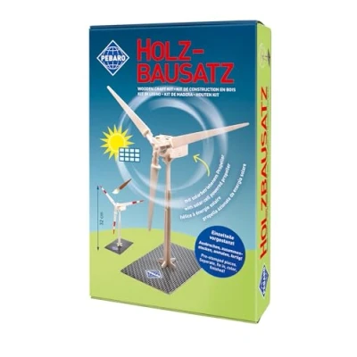 Immagine di Pebaro 834/2 Kit di Costruzione Solare in Legno 3D con girandola, 25 x 7 32 cm,