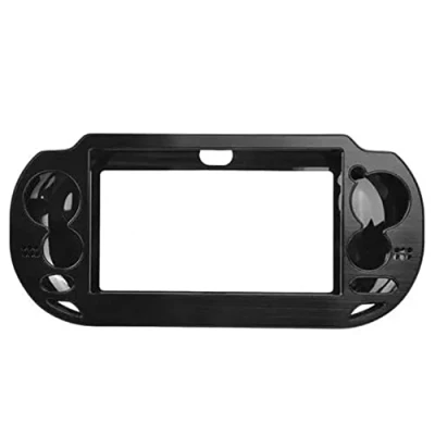 Immagine di OSTENT Case di Copertura Protettiva in Metallo Alluminio Compatibile per la Console PSV Sony PS Vita Colore Nero