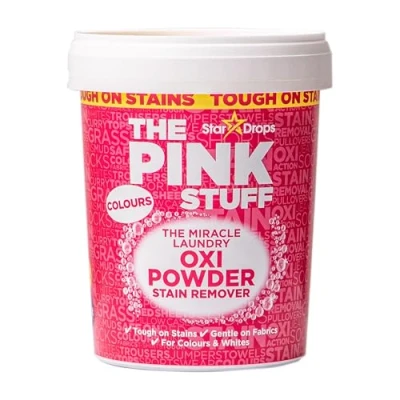 Immagine di Stardrops The Pink Stuff Miracle Laundry Oxi Smacchiatore in polvere per colori, bianco, 1 kg