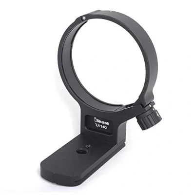 Immagine di iShoot Anello di montaggio per treppiede Collare obiettivo compatibile con Tamron 100 400mm f/4.5 6.3 VC USD (A035), Porta Staffa Supporto Lenti Arca Swiss Fit Piastra a Sgancio Rapido