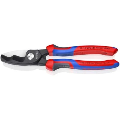 Immagine di Knipex Werk 95 12 200 Forbici per Cavi Adatto (isolamento) in alluminio e rame, fili singoli multipli 20 mm 70 mm² 2