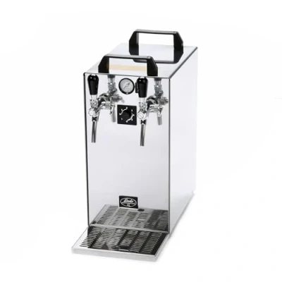 Immagine di Spillatore birra con pompa a membrana Kontakt 40/K PROFI, dispenser birra, macchina per 2 linee, 50 litri/h Green Line