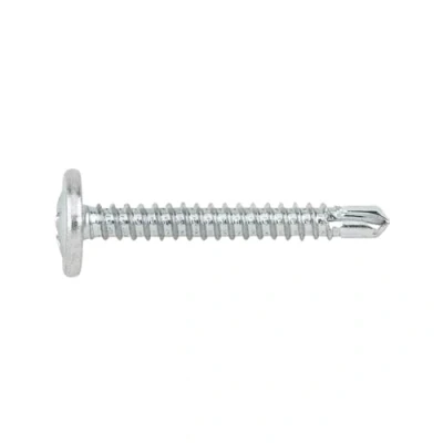 Immagine di INDEX Fixing Systems TAEZ Confezione da 500 Viti con testa scanalata autotaladrantes bassa, impronta Phillips e rondella stampa digitale, zincato, TAEZ4216