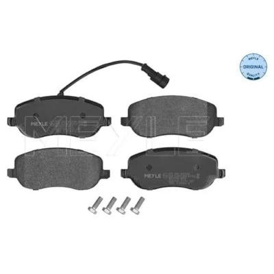 Immagine di MEYLE 025 242 9419/W Kit pastiglie freno ORIGINAL Quality Assale anteriore con sensore usura integrato lamierino anticigolío