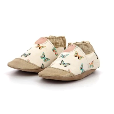 Immagine di Robeez CRAZYBUTTERFLY, Scarpa LATETTA Bianco Argento 23/24 EU, Bianco/Argento, EU