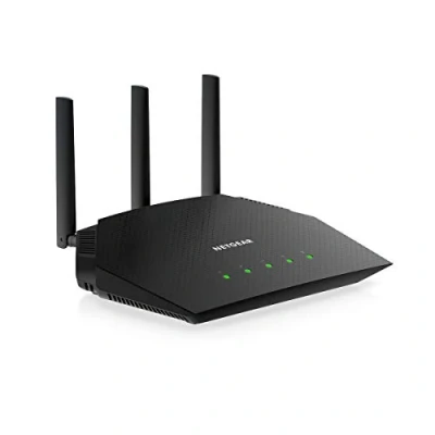 Immagine di NETGEAR Router WiFi 6 RAX10, 4 Flussi simultanei con velocità AX1800 (fino a 1,8 Gbps), Copertura 100 m²