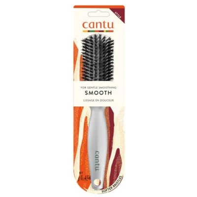 Immagine di CANTU Spazzola Smoothing professionale Donna Anticrespo e definizione bordi Styling liscio su capelli ricci naturali