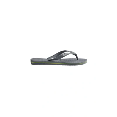 Immagine di Havaianas Brasil LOGO Infradito da bagno per bambini, Taglia: 31 32, steel grey Sintetico