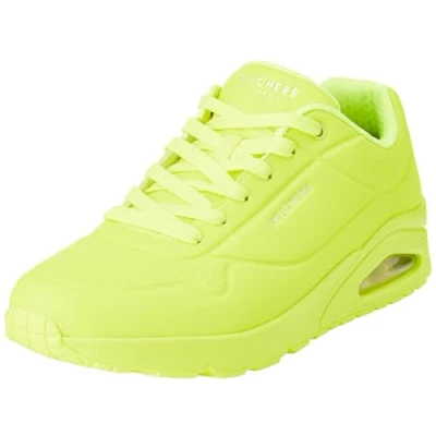 Immagine di Skechers Uno Stand On Air, Sneaker Uomo, Lime Durabuck Trim, 44 EU