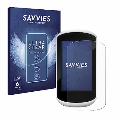 Immagine di savvies (6 Pezzi Pellicola Protettiva per Garmin Edge Explore 2018 Protezione Schermo Trasparente