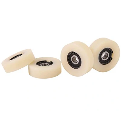 Immagine di 4 ruote in nylon 45 14 8, poliammide, diametro mm, larghezza cuscinetto 8 realizzati con precisione nell&#039;Unione Europea