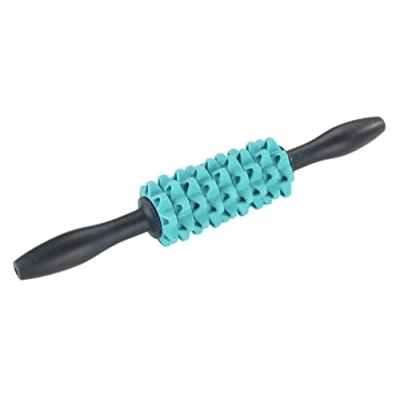 Immagine di Maximex 9940220500 Rullo Massaggiante e Fasciale 2 in 1, Turchese/Nero