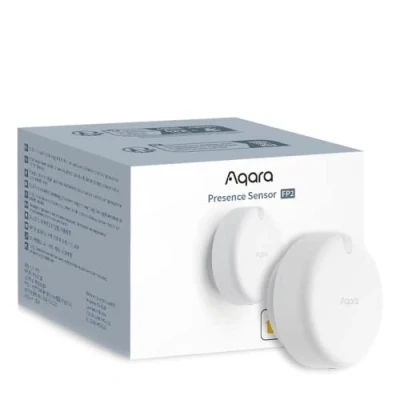 Immagine di Aqara Rilevatore di Presenza FP2, Sensore Cablato con Radar mmWave, Posizionamento a Zone, Rilevamento Più Persone e Cadute, Supporta HomeKit, Alexa, Google Home Assistant