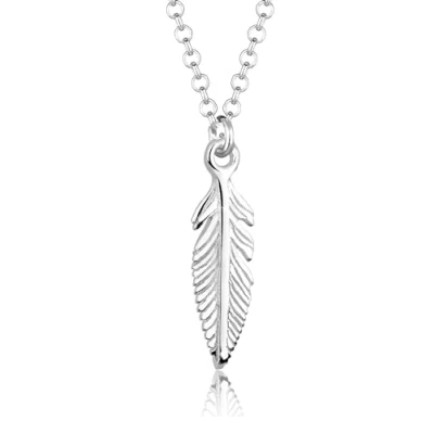 Immagine di Elli Collana Donne Ciondolo Piuma Boho in Argento Sterlino 925