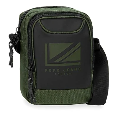 Immagine di Pepe Jeans Bromley LDN Tracolla media verde 17 x 22 8 cm Poliestere con dettagli in finta pelle