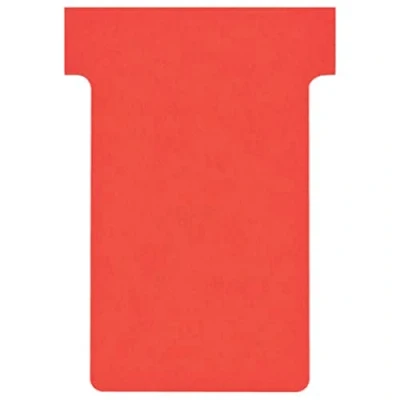 Immagine di NOBO Schede a T dim 2 100pz Rosso 2002003