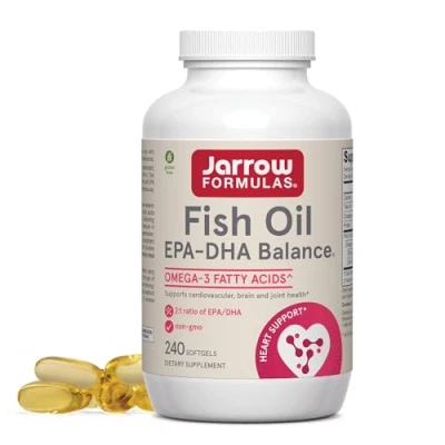 Immagine di Jarrow Formulas EPA DHA Balance Odorless Caps, Boosts Brain Function, 240 Softgels