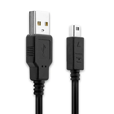 Immagine di subtel® Cavo USB 2.0 compatibile con Nintendo DSi/DSi XL / 2DS 3DS ricarica 1A per console controller porta System Connector 1m in PVC nero