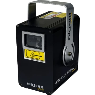 Immagine di ALGAM LIGHTING SPECTRUM 80 GREEN Laser d&#039;Animazione Monocolore Verde 80mW Class 3B IP20 200 x 260 150 mm