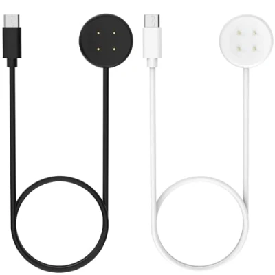 Immagine di MoKo 2 Pezzi Caricatore Compatibile con Google Pixel Watch 3/Pixel Smartwatch, Caricabatterie Magnetico Cavo di Ricarica USB C da 1M per Fitbit Ace LTE/Versa 4/Versa 3/Sense 2/Sense, N+B