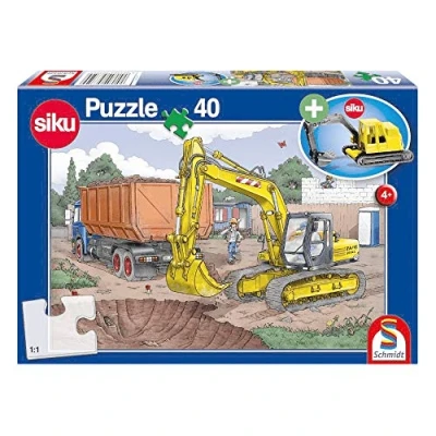 Immagine di Schmidt CGS_56350 Digger Puzzle &amp; Play Puzzle, Multicolor