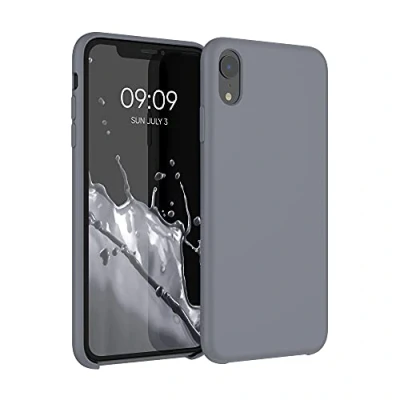 Immagine di kwmobile Cover per Apple iPhone XR Custodia Back Case Smartphone in Silicone TPU Protezione Gommata stone dust