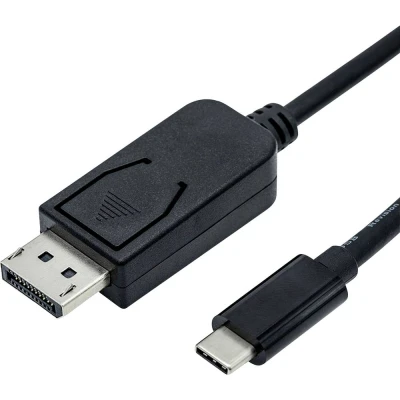 Immagine di Roline USB C® / DisplayPort Cavo adattatore Spina C®, 2.00 m Nero 11.04.5846