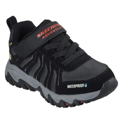 Immagine di Skechers Rugged Ranger Hydro Explorer, Scarpe da Ginnastica, Black Synthetic/Red &amp; Yellow Trim, 29 EU
