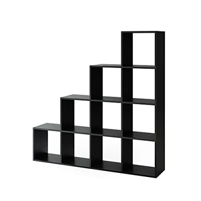 Immagine di Vicco Scaffale per scale, Nero, 142.4 x 143 cm