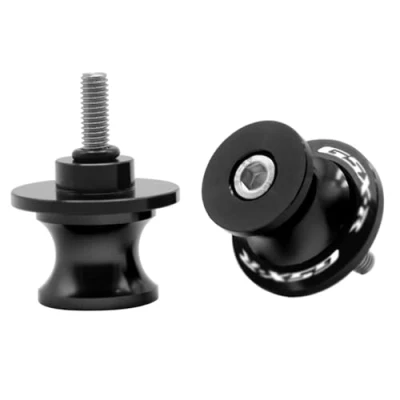 Immagine di 2pcs 8MM Nottolini Forcellone Appoggi CNC Alluminio per GSXR 600 750 1000 1100 (Nero)