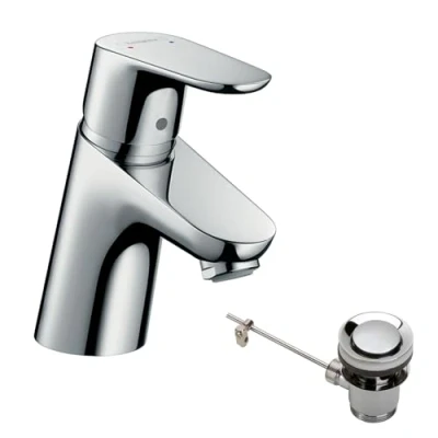 Immagine di hansgrohe Focus Miscelatore monocomando lavabo 70 con tirante cromo, 31730000
