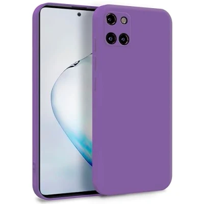 Immagine di MyGadget Cover per Samsung Galaxy Note 10 Lite Custodia in Silicone Morbido a Doppio Strato Case con Protezione Fotocamera &amp; Fodera Interna Antigraffio Lilla