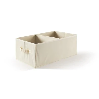 Immagine di Perfetto Più Easybox Organizer Cassetto Tnt, Tessuto, Ecru, 30.0x50.0x20.0 Cm