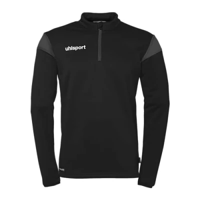 Immagine di uhlsport Squad 27 1/4 Zip Top Pullover Unisex, Schwarz/Anthra,