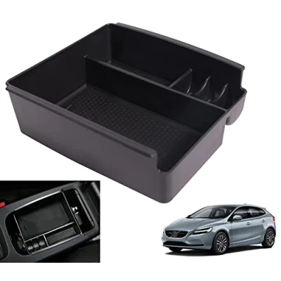 Immagine di Scatola Portaoggetti del Bracciolo Central Console Armrest Storage Box per 2013 2021 V40