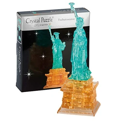 Immagine di HCM Kinzel 59173 Puzzle 3D Crystal Statua della libertà, 78 T, Multicolore, 91012
