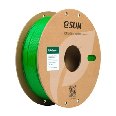 Immagine di eSUN Filamento PLA 1,75 mm, di Basic per stampanti 3D Precisione dimensionale +/ 0,05 bobina da 1 kg (2,2 libbre) veloce 3D, Verde
