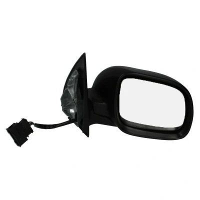 Immagine di specchio retrovisore esterno Tyc 332 0015 Dx nero convesso, termico, Piccolo alloggiamento specchio, per regolazione elettrica