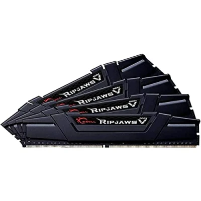 Immagine di G.Skill Ripjaws V Kit memoria PC DDR4 128 GB 4 x 32 Non ECC 3200 MHz 288pin DIMM CL16 18 38 F4 3200C16Q 128GVK