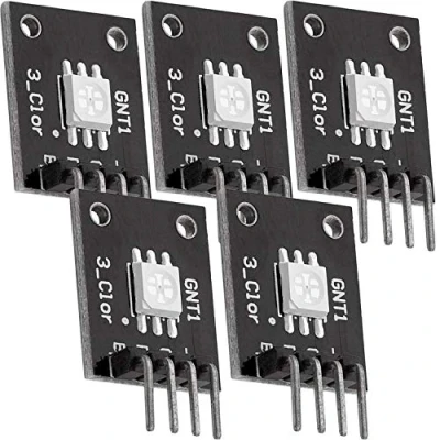 Immagine di AZDelivery 5 x KY 009 RGB LED Sensore modulo SMD compatibile con Arduino incluso un E Book!