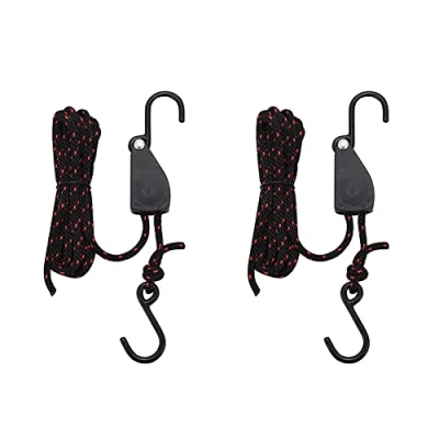 Immagine di JSCARLIFE Kayak Tie Down cinghie e sicuro Canoa poppa Heavy Duty Cargo Ratchet Bow puleggia regolabile corda gancio (2 pezzi)