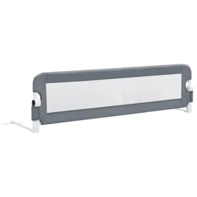Immagine di vidaXL Sponde Letto per Bambini Pieghevoli Barriera di Sicurezza la Nanna Grigio 180x42 cm in Rete Poliestere Tubi Metallo