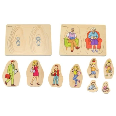 Immagine di Hape 17052 Layer Puzzle Nonna &amp; Nonno