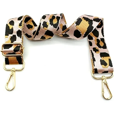 Immagine di Tracolla per Borse Donna Colorato Cinghia Della Borsa Larga, Regolabile con Gold Moschettone, Durevole Crossbody Borsa, Borsetta, Chitarra DIY Spalla Accessori Ragazze, 14